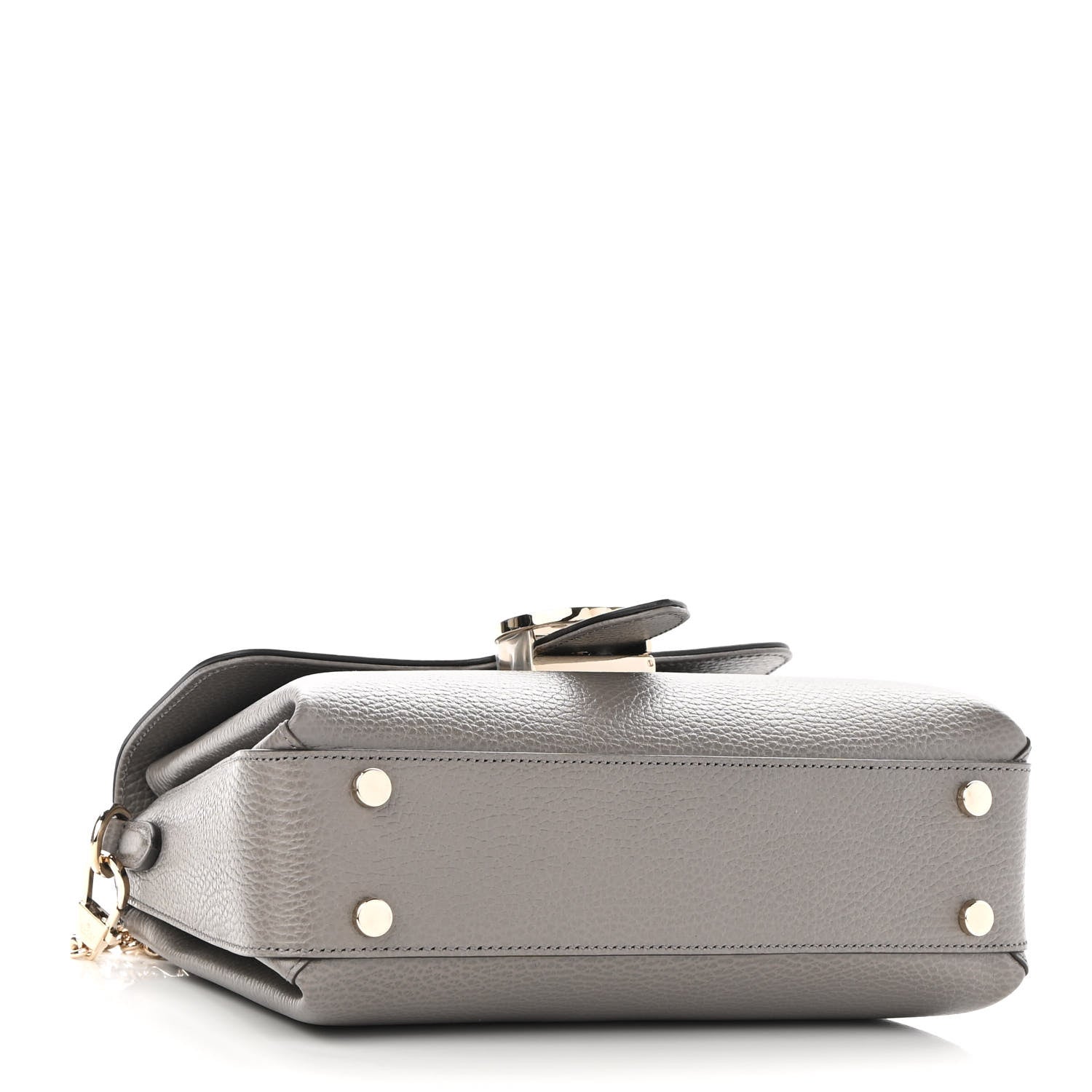 Gucci Dollar Calfskin Interlocking G Top Handle Shoulder Bag Loess 4 of 11