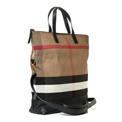 Burberry Canvas Check Armley Folding Messenger Black 2 of 5