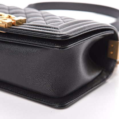 Chanel Caviar Quilted Small Boy Flap Black 6 of 10