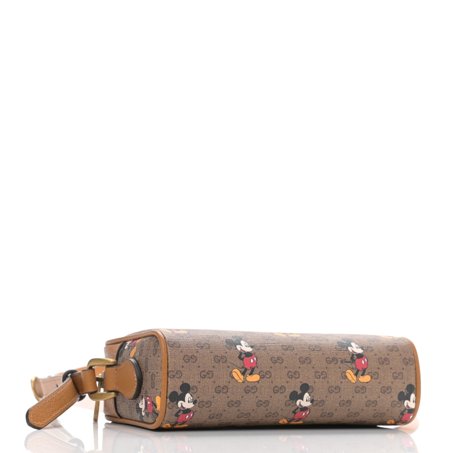 X DISNEY Mini Vintage GG Supreme Monogram Mickey Mouse Shoulder Bag Beige Vintage Sun Oil