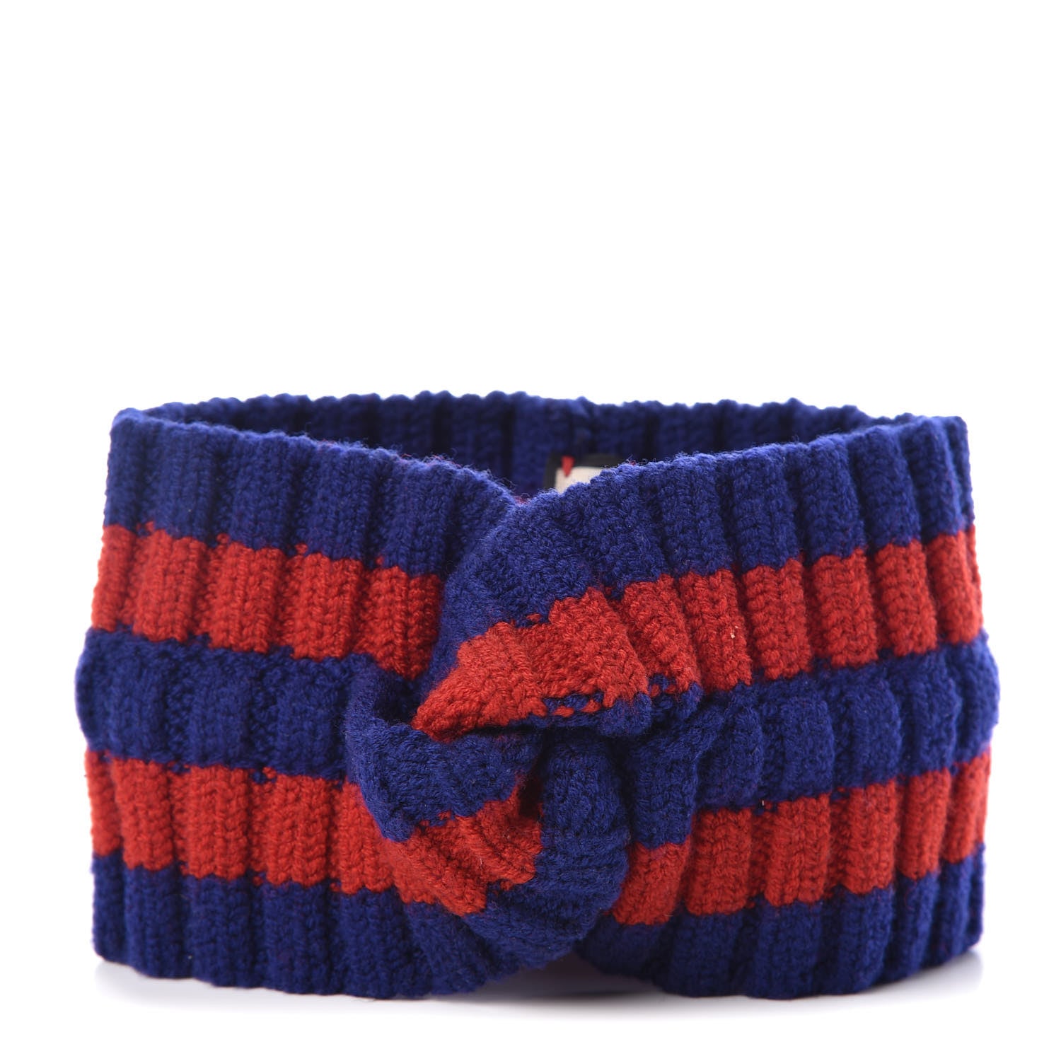 Gucci Wool Web Headband L Blue Red 1 of 6