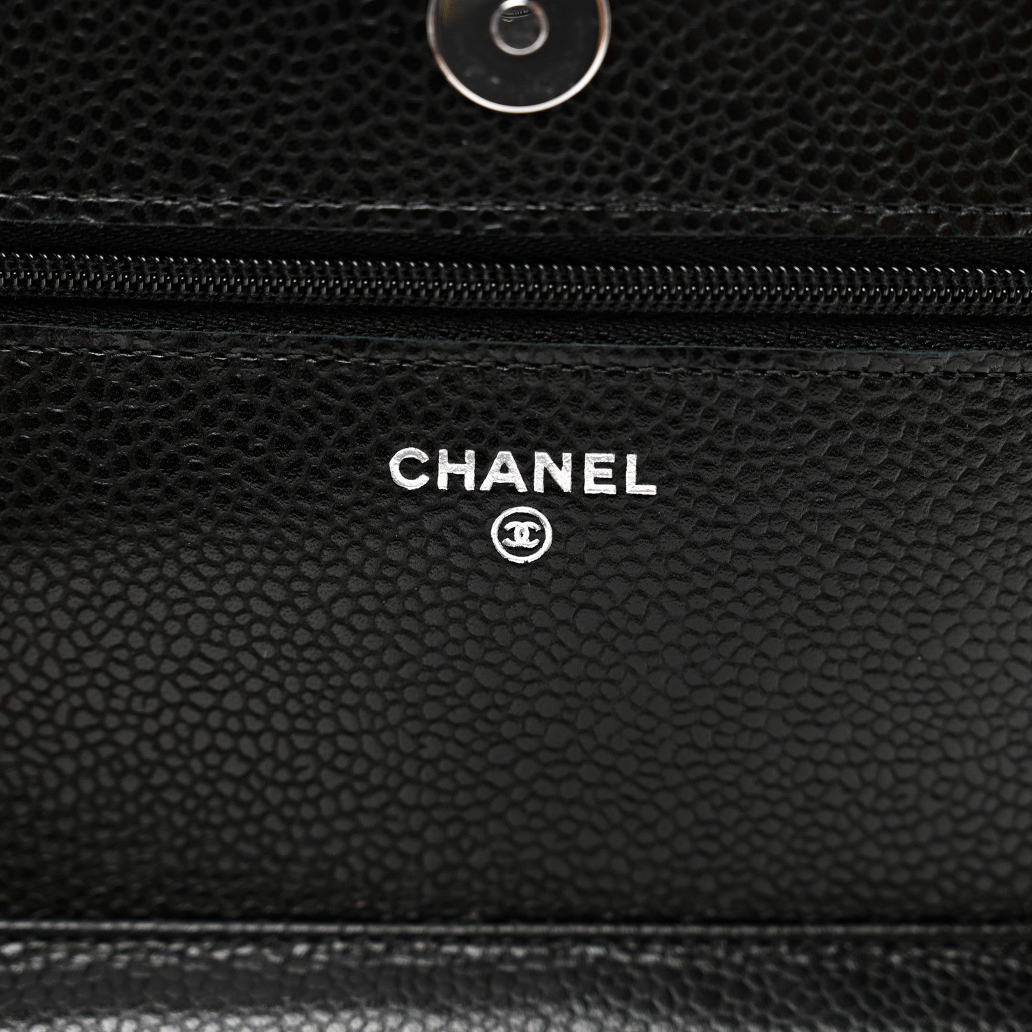 Chanel Caviar Quilted Wallet on Chain WOC Black 7 of 11