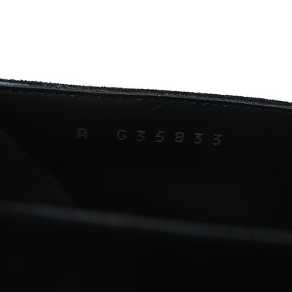 Chanel Suede Calfskin Grosgrain Crystal Star Mocassin Loafers 38 Black 8 of 9