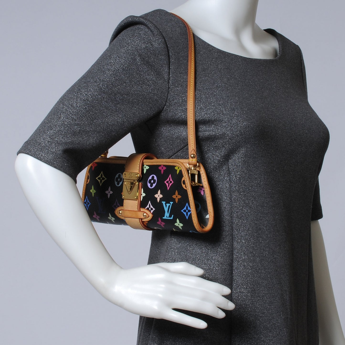 Monogram Multicolor Shirley Black