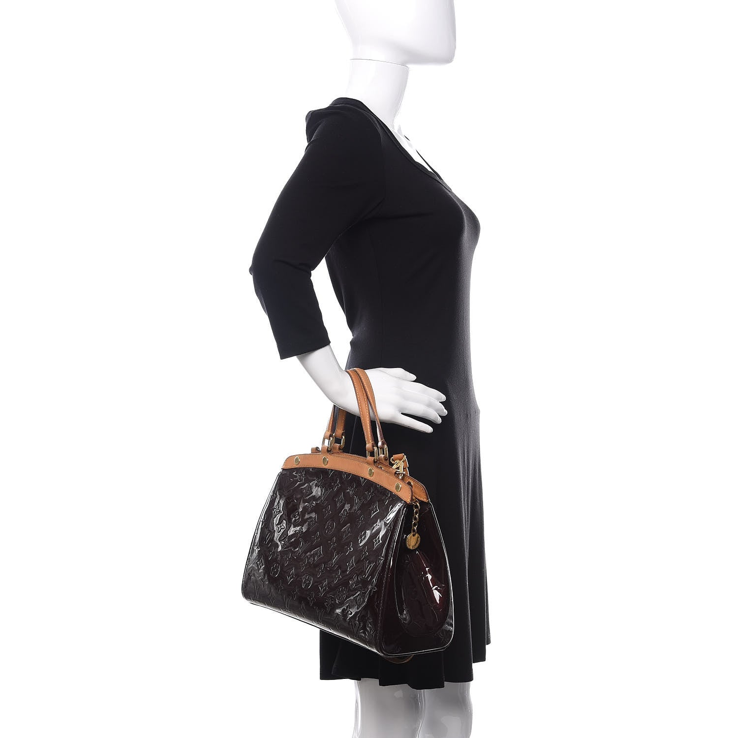 Louis Vuitton Vernis Brea MM Amarante 3 of 13