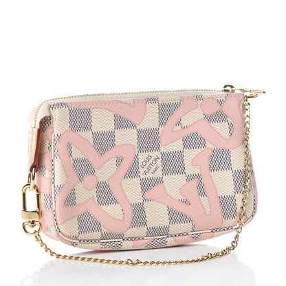 Louis Vuitton Damier Azur Tahitienne Mini Pochette Accessories 3 of 10