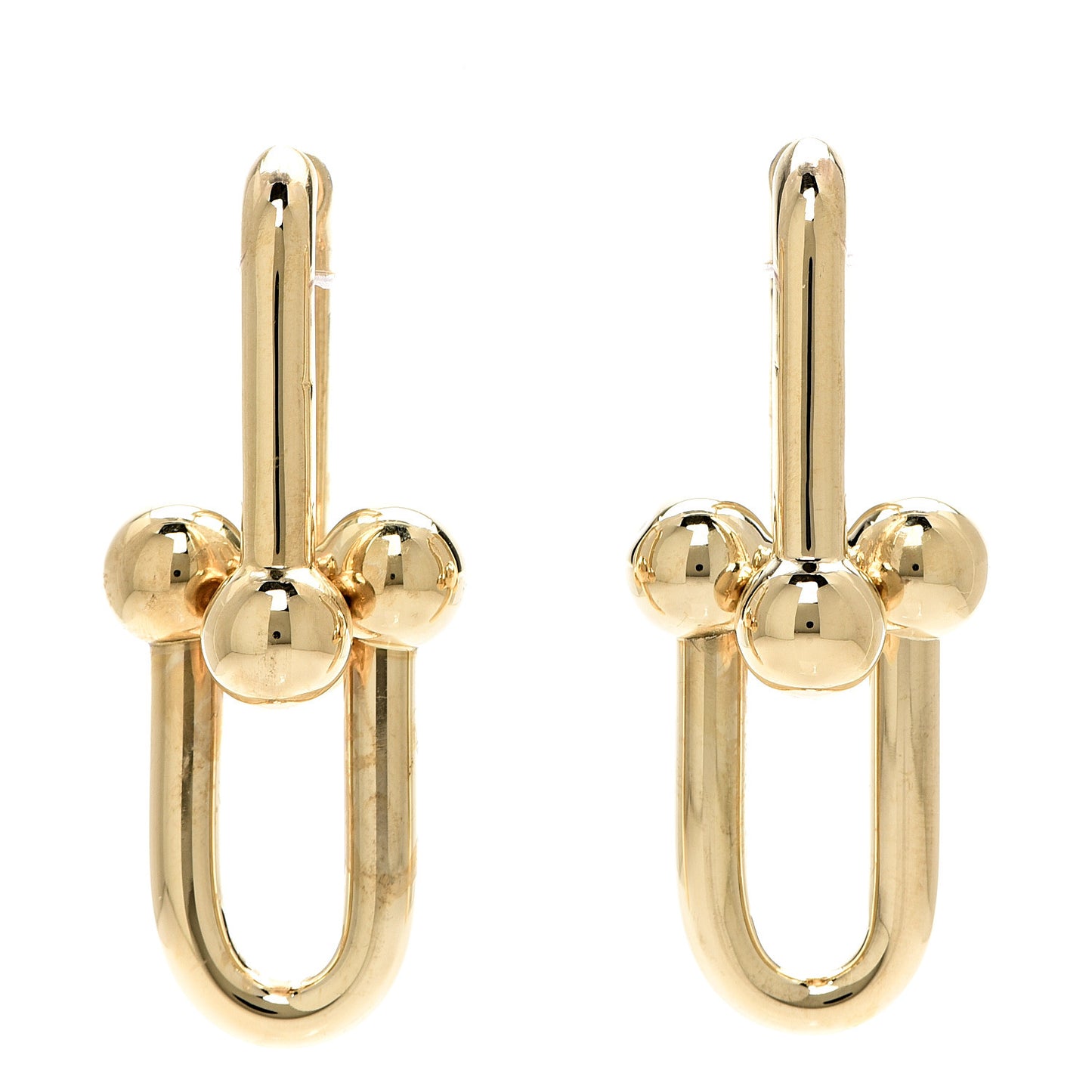 18K Yellow Gold Extra Large HardWear Link Earrings