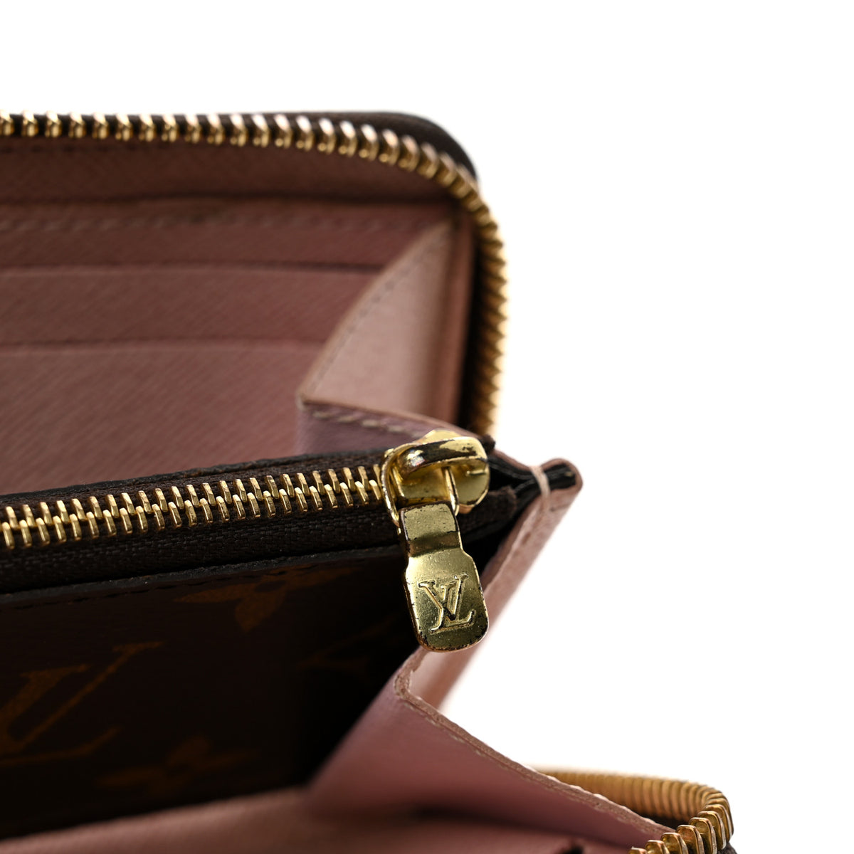 Louis Vuitton Monogram Clemence Wallet Rose Ballerine 9 of 12