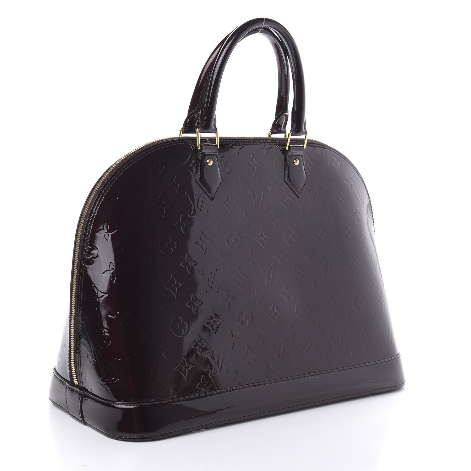 Louis Vuitton Vernis Alma GM Amarante 3 of 12