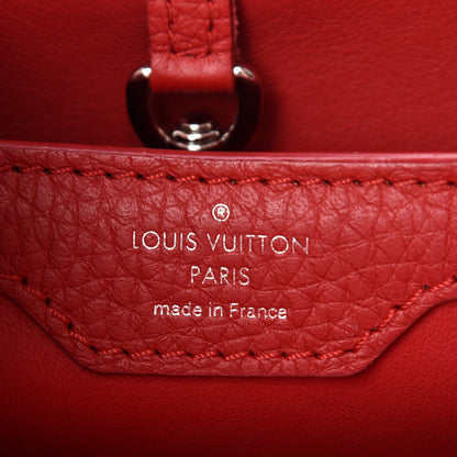 Louis Vuitton Taurillon Capucines PM Rubis 7 of 21