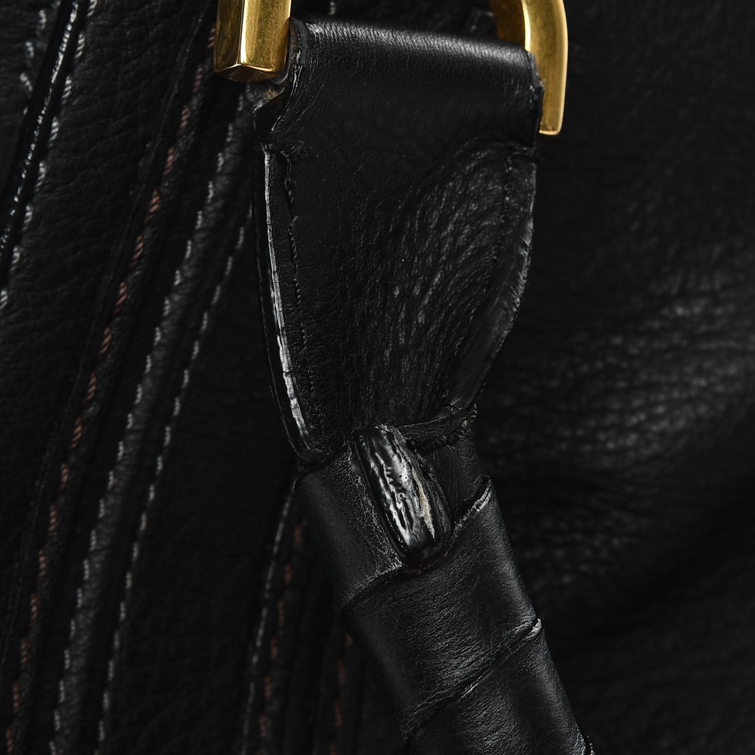 Chloe Calfskin Large Marcie Satchel Black 9 of 13
