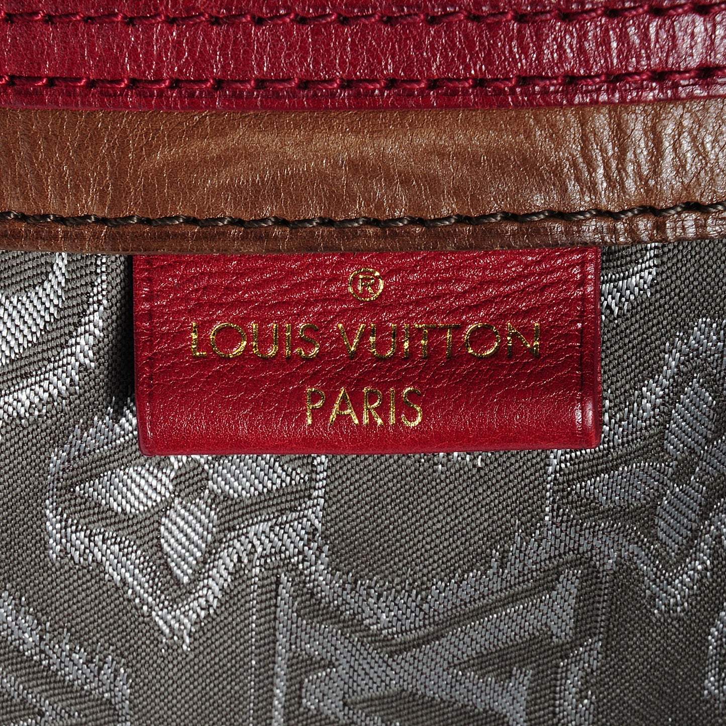 Jacquard Monogram Fabric Aviator Kaki