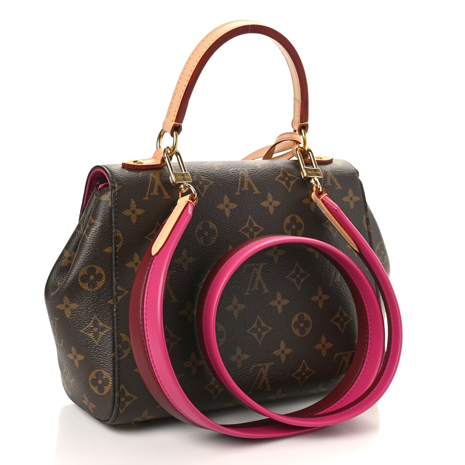 Louis Vuitton Monogram Cluny BB Bordeaux Fuchsia 3 of 8