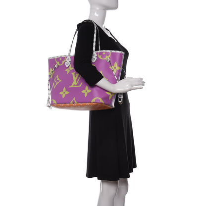 Louis Vuitton Monogram Giant Neverfull MM Pink Lilac 2 of 11