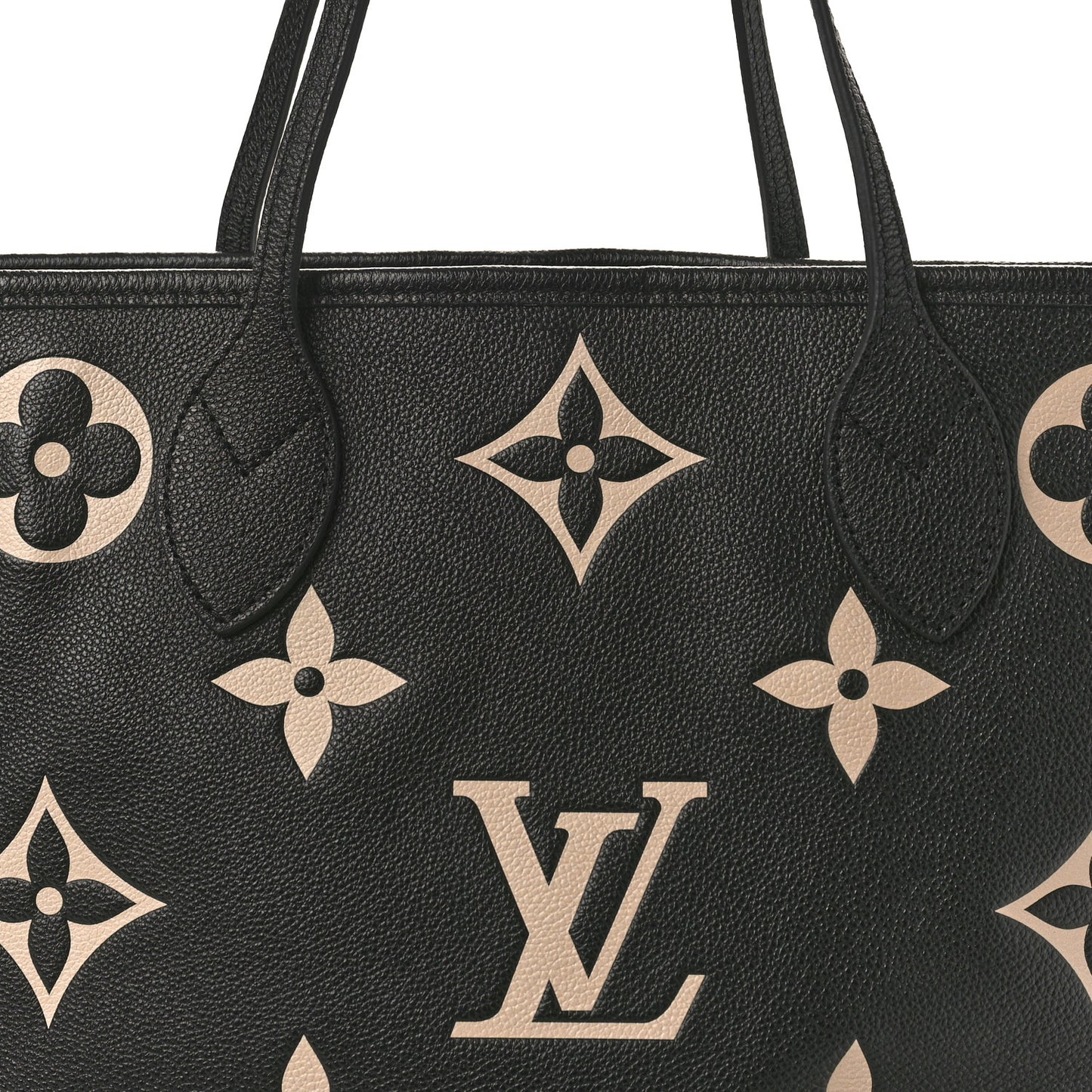Empreinte Monogram Giant Neverfull MM Black Beige