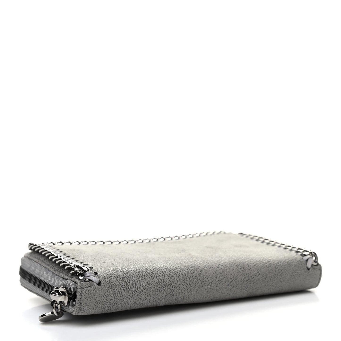 Shaggy Deer Falabella Zip Around Wallet Grey