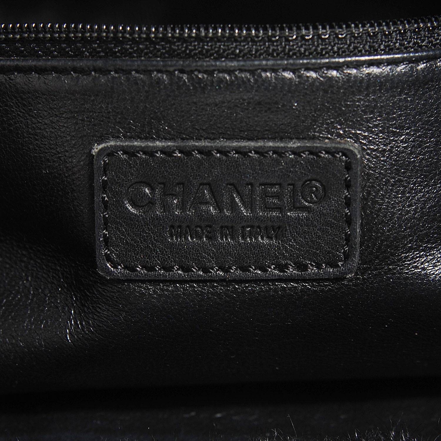 Chanel Rabbit Fur Shoulder Bag Black 6 of 9