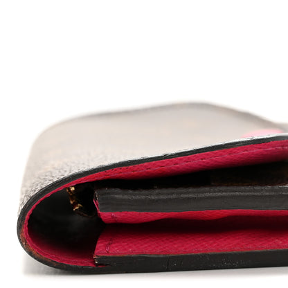 Louis Vuitton Monogram Emilie Wallet Fuchsia 11 of 11