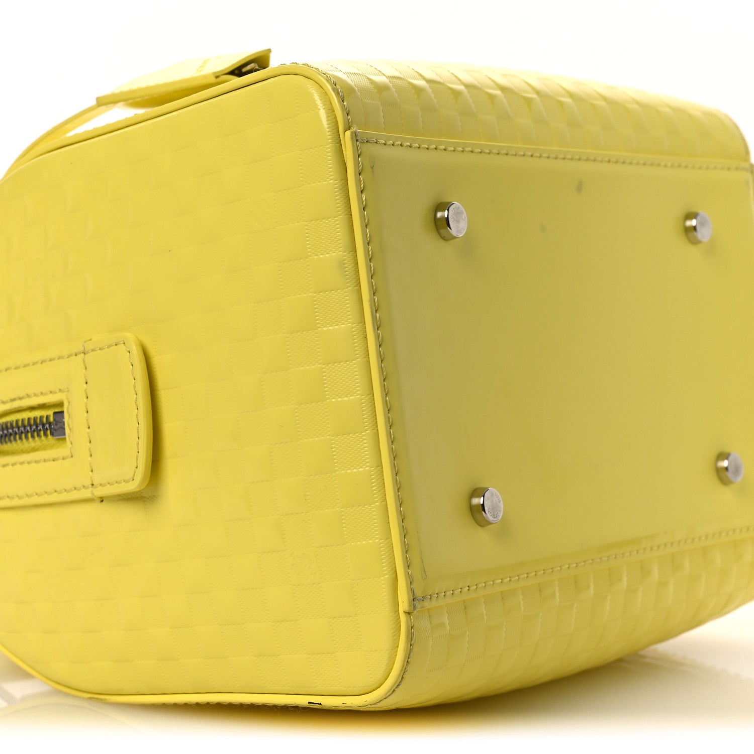 Louis Vuitton Damier Facette Speedy Cube PM Yellow 8 of 11