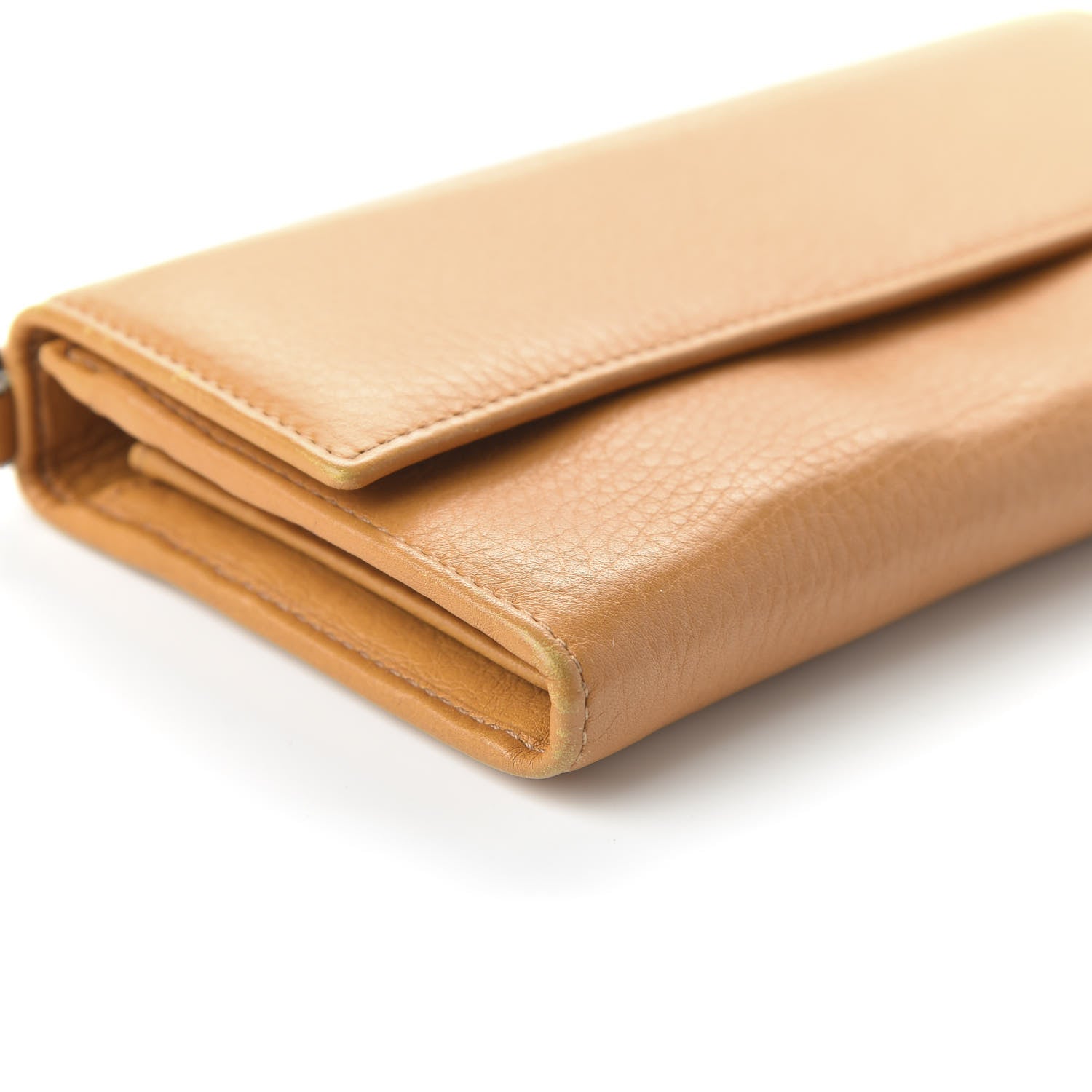 Gucci Pebbled Calfskin Bree Continental Wallet Yellow 6 of 10