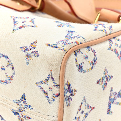 Louis Vuitton Monogram Jacquard Fabric Speedy Bandouliere 20 Multicolor Beige 15 of 18