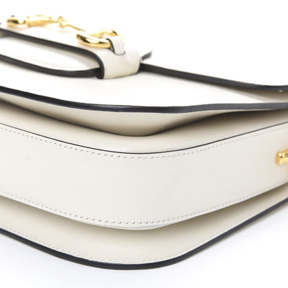 Gucci Azalea Calfskin Horsebit 1955 Shoulder Bag Mystic White 10 of 10