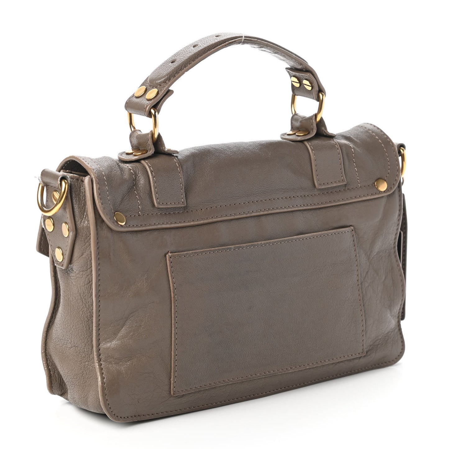 Lambskin Tiny PS1 Satchel Smoke