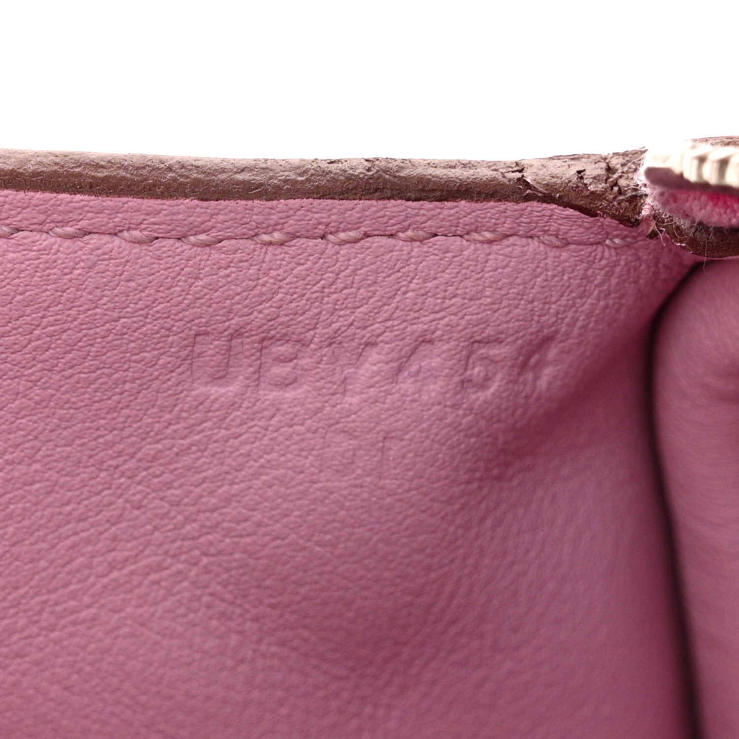 Hermes Taurillon Clemence Mini Lindy 20 Mauve Sylvestre 7 of 10