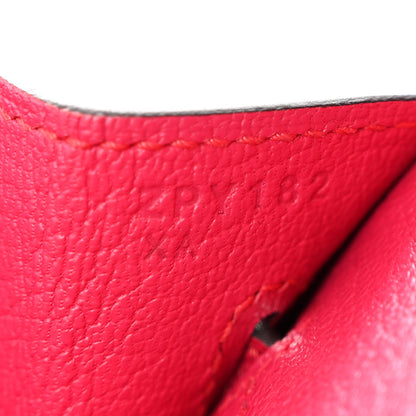 Hermes Madame Calfskin Birkin Sellier 25 Framboise 7 of 13