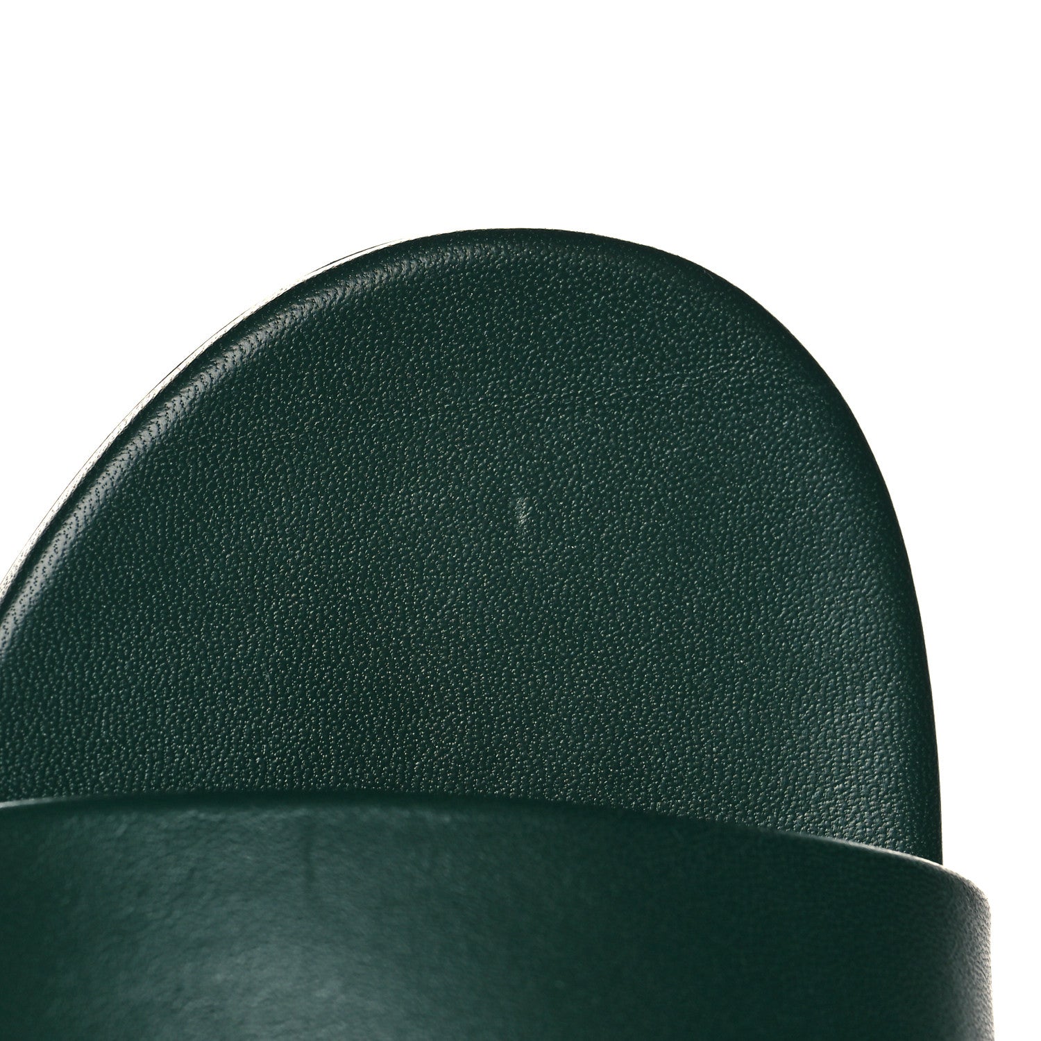 Balenciaga Shiny Sheepskin Box Flat Sandal 41 Green 11 of 15