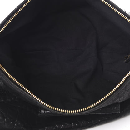 Givenchy Pebbled Sheepskin Calfskin Crocodile Embossed Large Pandora Black 5 of 13
