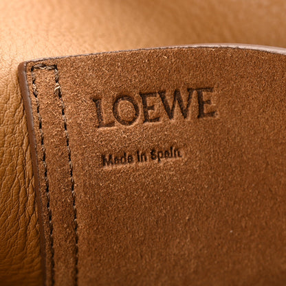 Loewe Suede Calfskin Medium Pebble Bucket Bag Tobacco 7 of 10