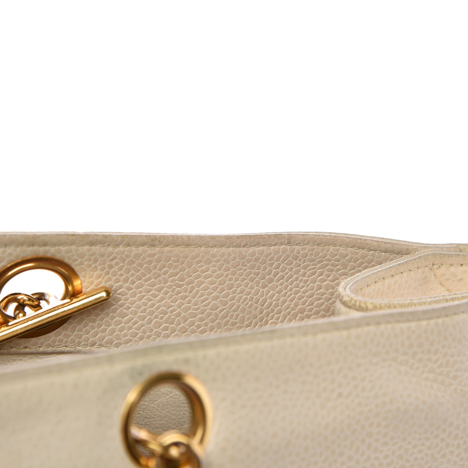 Chanel Caviar CC Shopper Tote Beige Clair 12 of 29