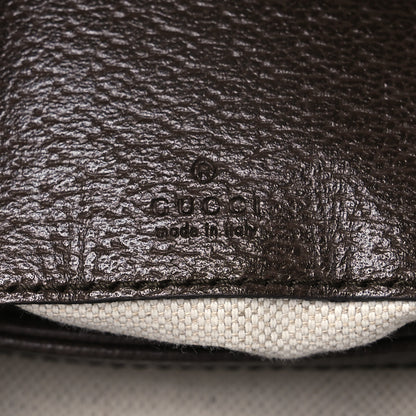 Gucci GG Supreme Monogram Textured Dollar Calfskin Blondie Belt Bag 90 36 Beige Ebony New Acero 7 of 11