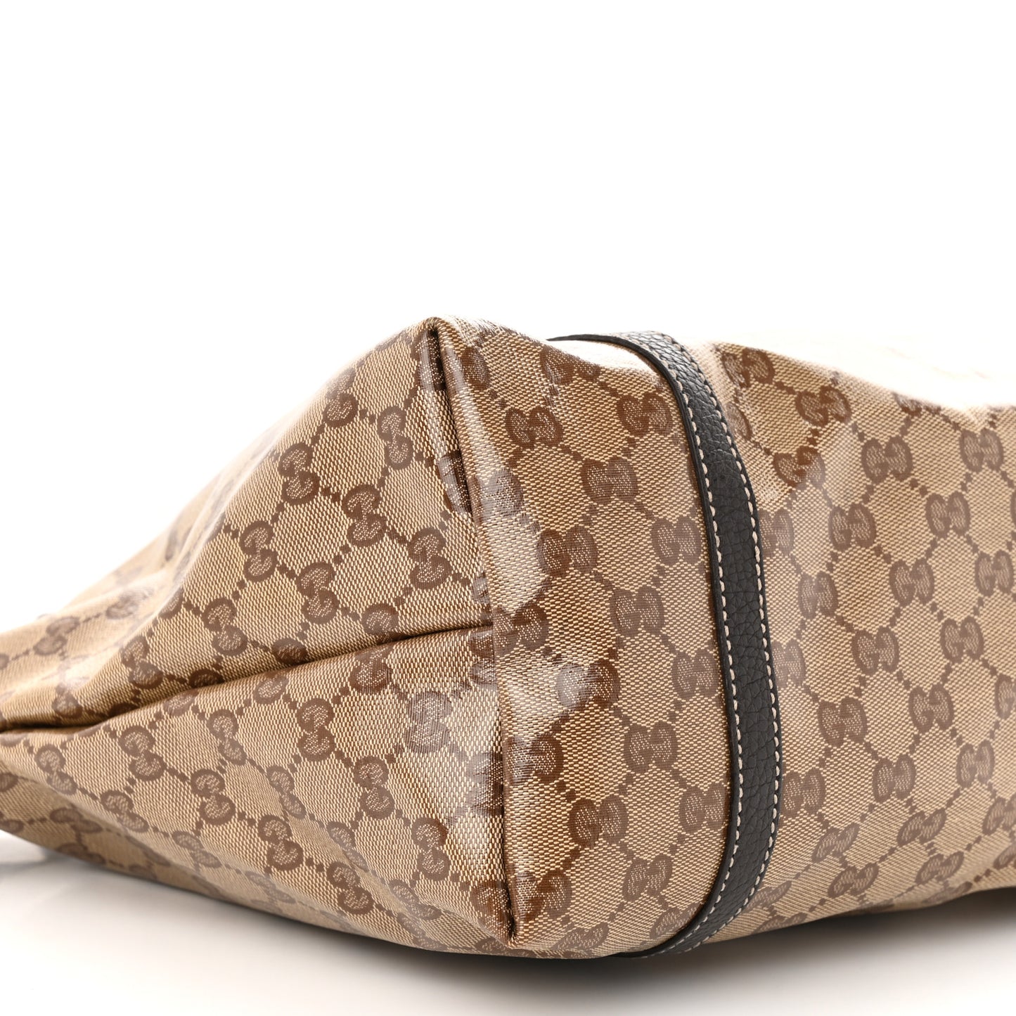 Crystal Monogram Medium Joy Tote Beige Ebony Testa Di Moro