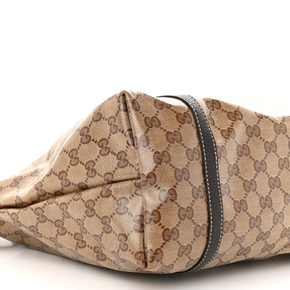 Gucci Crystal Monogram Medium Joy Tote Beige Ebony Testa Di Moro 9 of 10