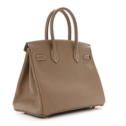 Hermes Epsom BIRKIN 30 Etoupe 3 of 11