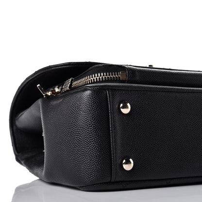 Chanel Caviar Quilted Medium Business Affinity Flap Black 9 of 10