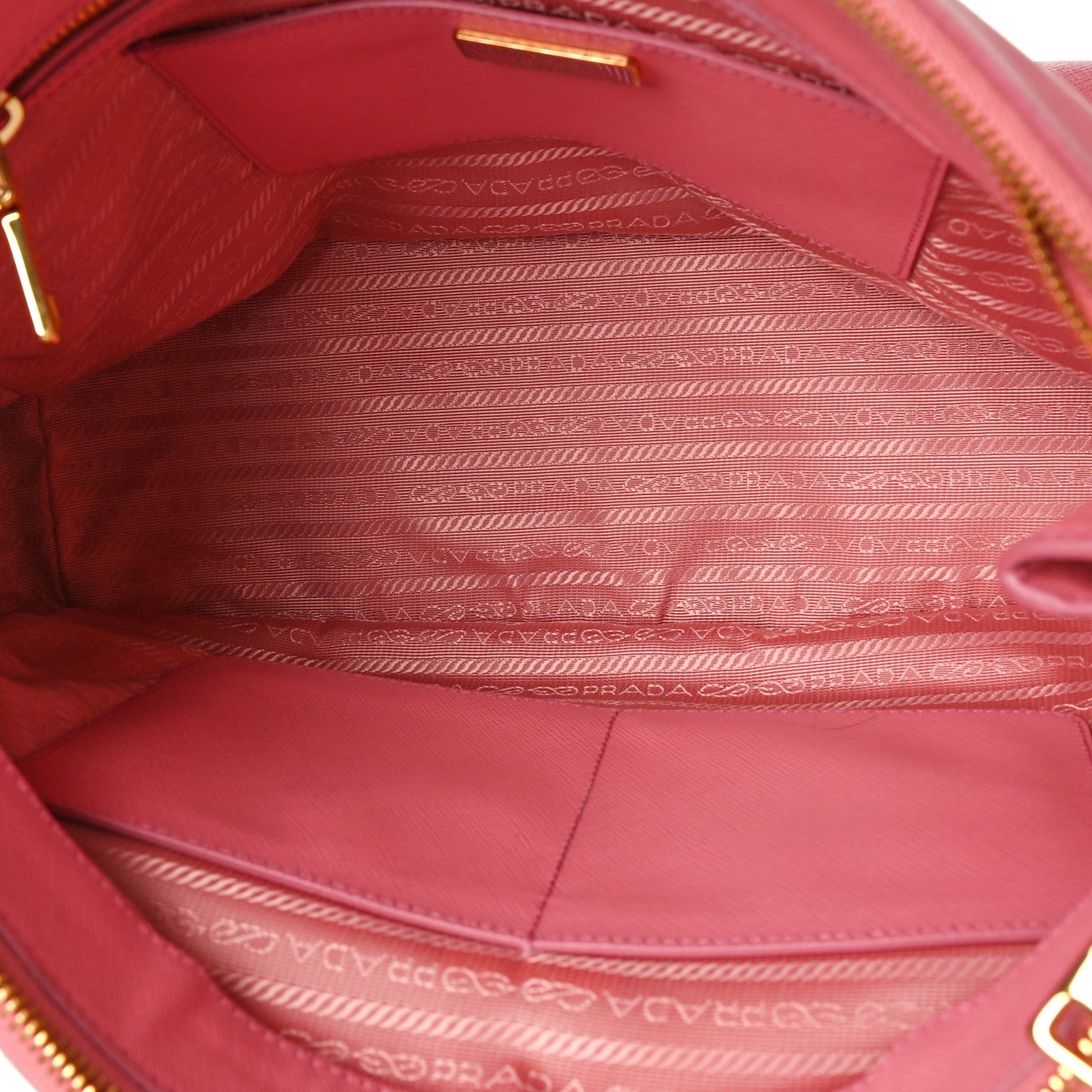 Prada Saffiano Medium Galleria Double Zip Tote Geranio 5 of 8