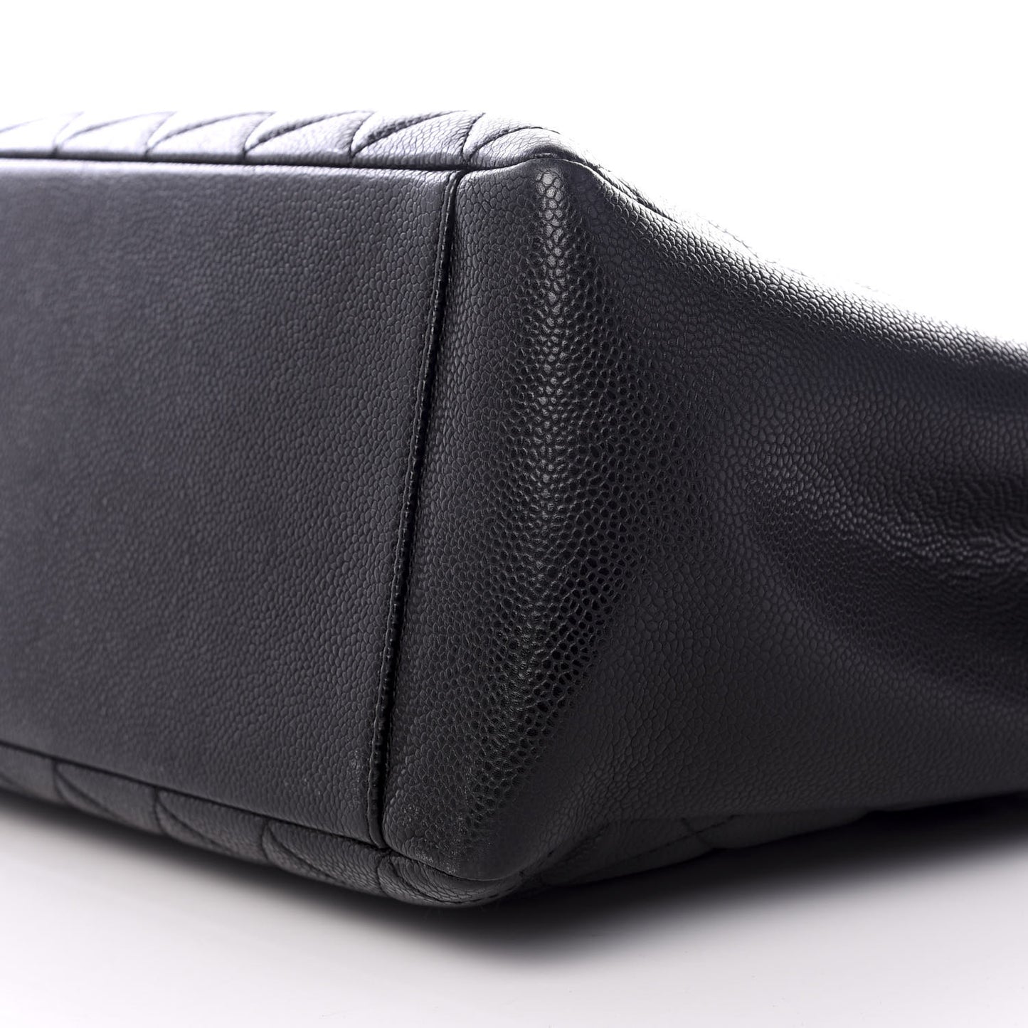 Caviar Quilted Grand Shopping Tote GST Black