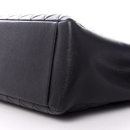 Chanel Caviar Quilted Grand Shopping Tote GST Black 7 of 8