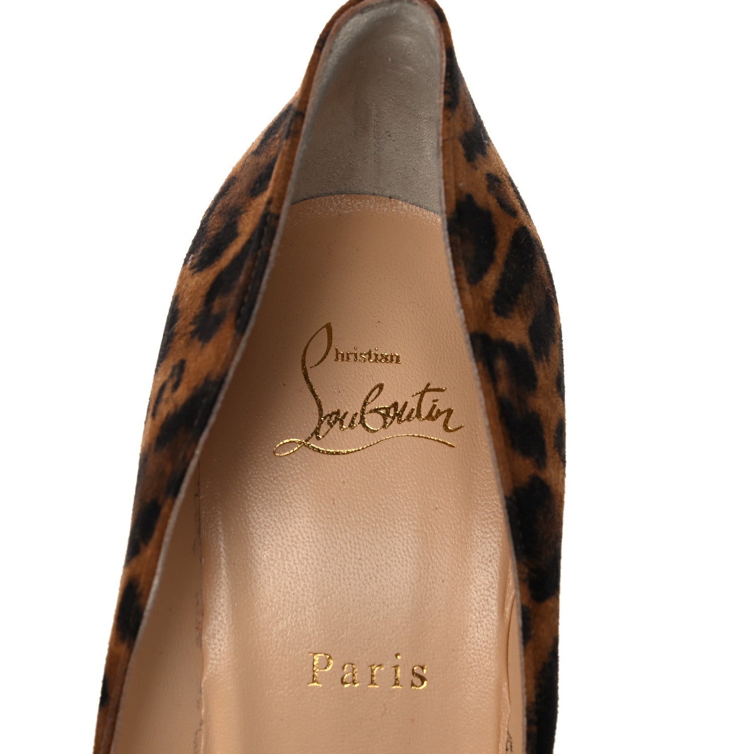 Christian Louboutin Veau Velours Pigalle Follies 100 Pumps 41 Leopard 7 of 14