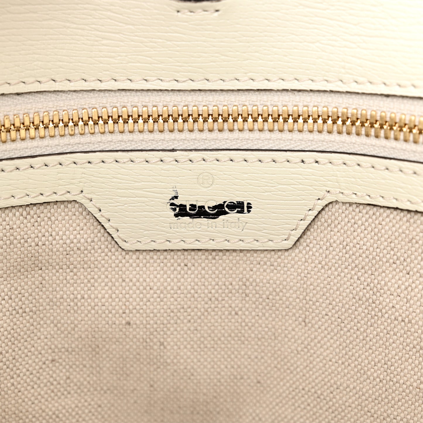 New Shangai Calfskin Tiger Savanah Textured Calfskin Medium Tote Chalky White Multicolor