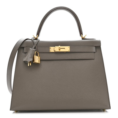 Hermes Epsom Kelly Sellier 28 Etain 1 of 10
