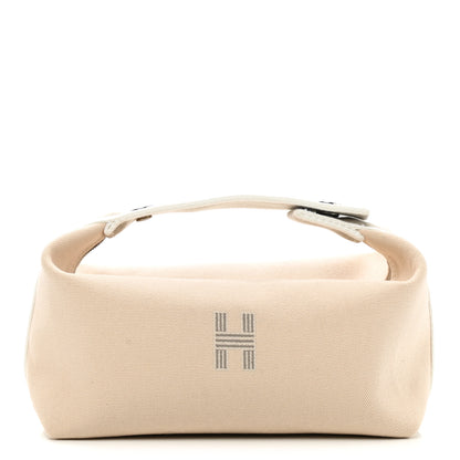 Hermes Canvas Small Bride-A-Brac Pouch Natural 1 of 8