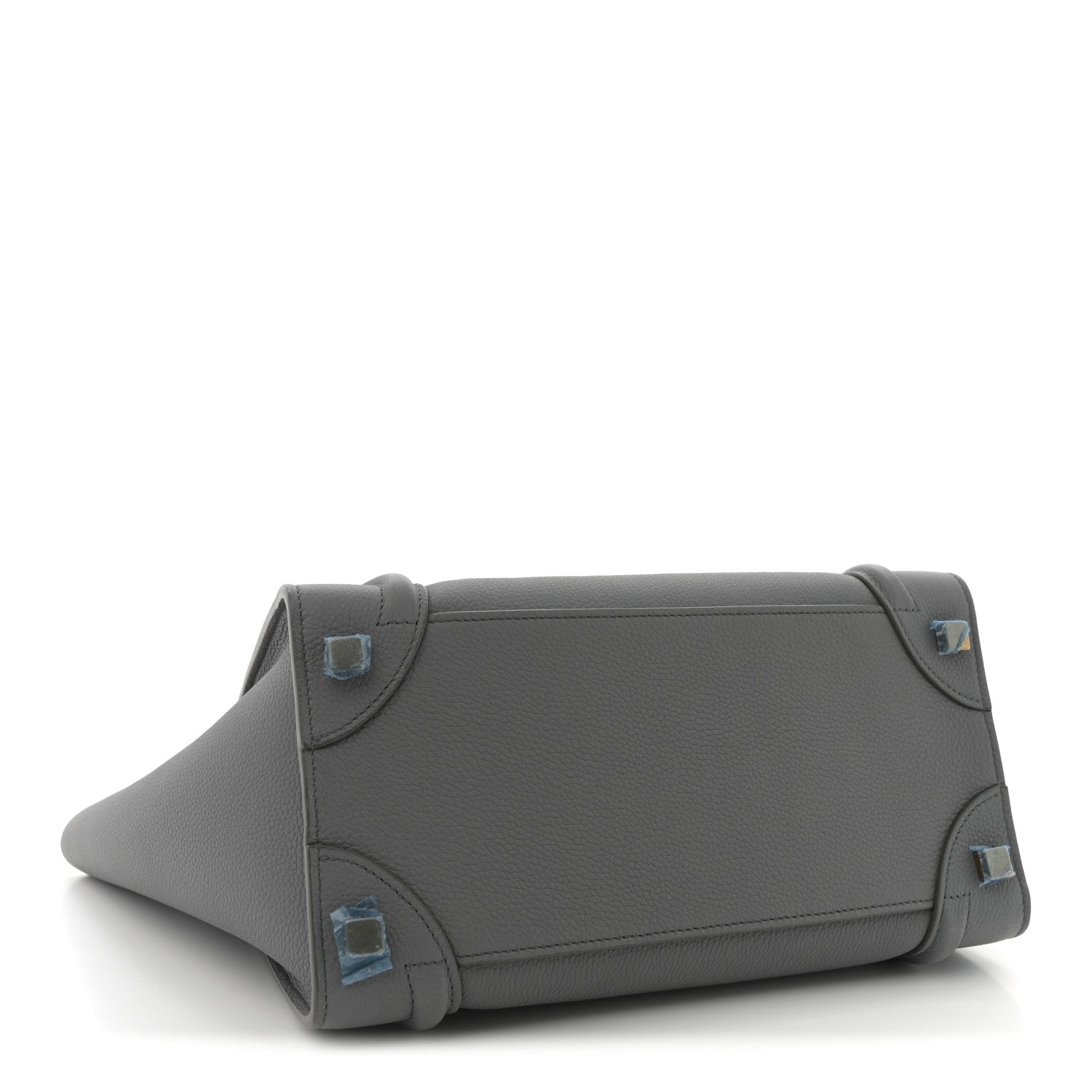 Celine Baby Drummed Calfskin Micro Luggage Kohl 4 of 11
