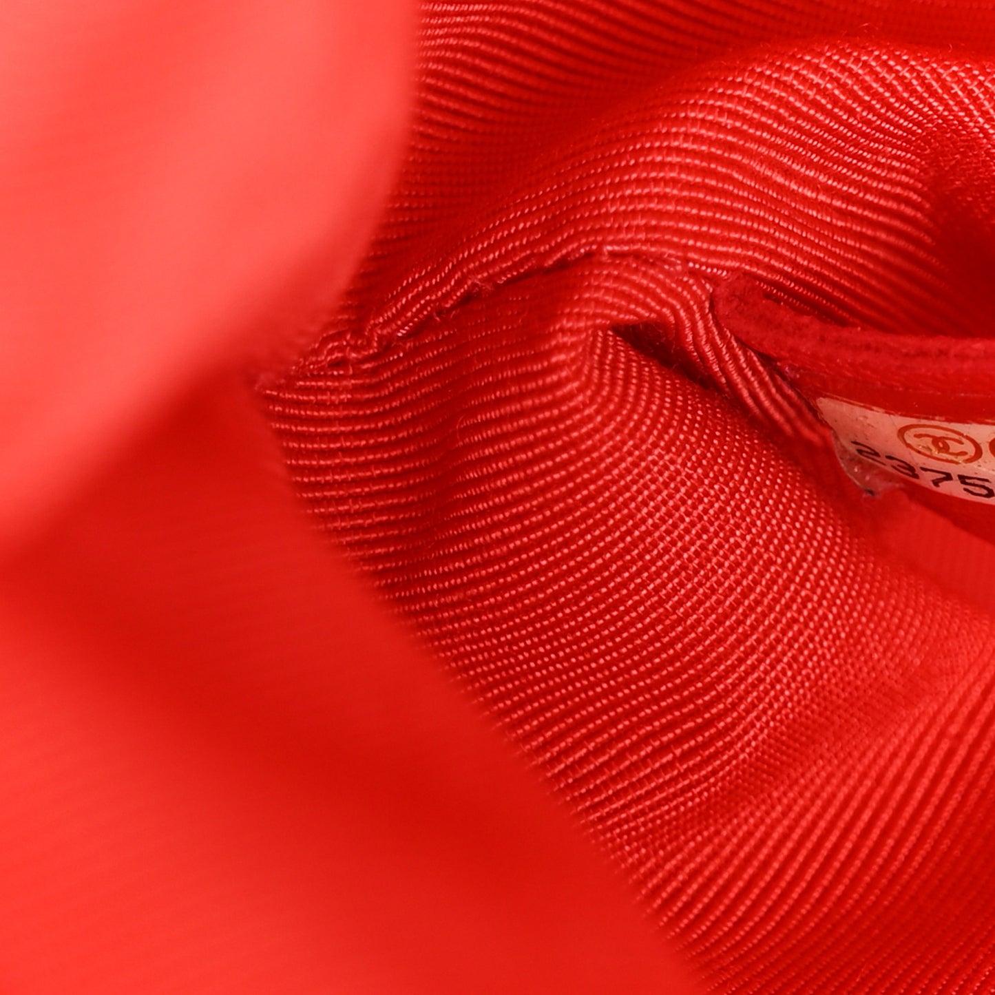 Calfskin Stitch Medium Ring My Bag Shopping Tote Red