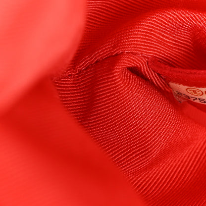 Chanel Calfskin Stitch Medium Ring My Bag Shopping Tote Red 6 of 11