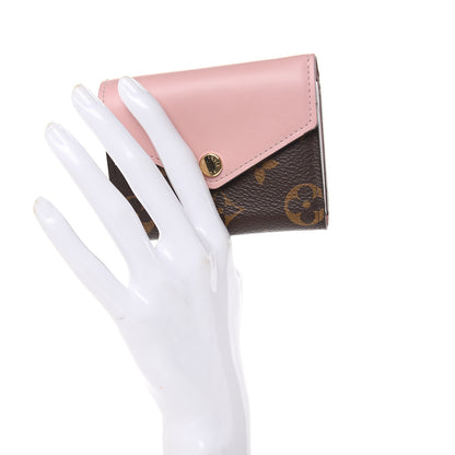 Louis Vuitton Monogram Zoe Wallet Rose Ballerine 2 of 9