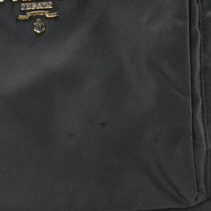 Prada Tessuto Nylon Saffiano Flat Messenger Bag Black 10 of 13